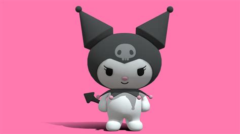 kuromi 3d model